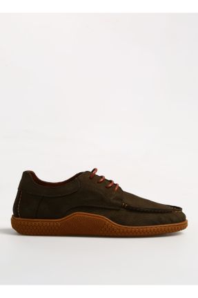 کفش کژوال خاکی مردانه پاشنه کوتاه ( 4 - 1 cm ) پاشنه ساده کد 819325508