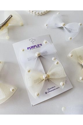 گیره سر سفید بچه گانه PURPLE