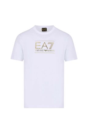تی شرت سفید مردانه رگولار یقه گرد کد 793629597