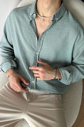 پیراهن سرمه ای مردانه ریلکس فیت Flaw Wear - کد 804599028