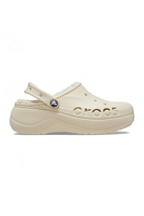 دمپائی بژ زنانه پاشنه تخت Crocs - کد 818413856