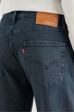 شلوار جین مشکی مردانه پاچه راحت کد 366493257