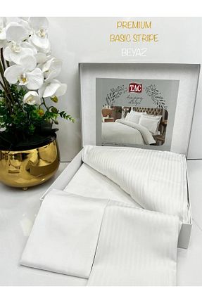 روتختی دونفره سفید پنبه - ساتن Taç - کد 819029915