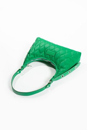 کیف دوشی سبز زنانه چرم مصنوعی İAMBTŞY - کد 818772473