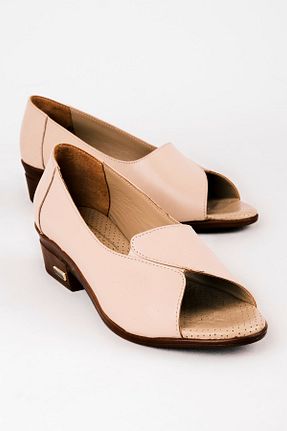 کفش کژوال بژ زنانه چرم خالص LAL SHOES & BAGS - کد 819082993