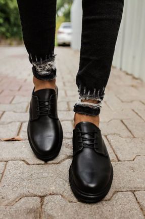 کفش کژوال مشکی مردانه پاشنه کوتاه ( 4 - 1 cm ) پاشنه ساده کد 768898221