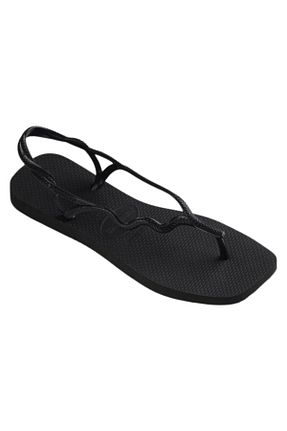 دمپائی مشکی زنانه پاشنه تخت Havaianas - کد 819217946