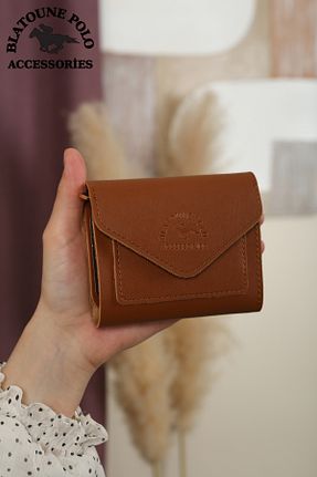 کیف پول قهوه ای زنانه چرم مصنوعی Blatoune Polo - کد 819324866