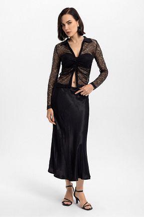 بلوز مشکی زنانه ساده Evermade - کد 819434454