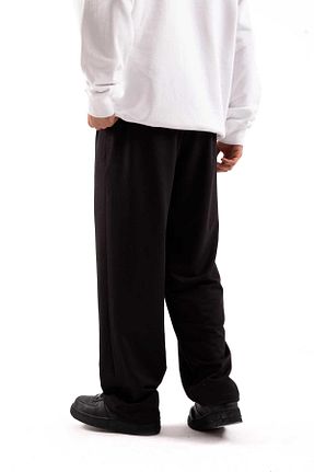 شلوار کرمگن مشکی مردانه رگولار Flaw Wear - کد 775569007