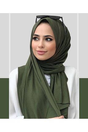شال سبز زنانه پنبه ای FRESCO SCARFS - کد 819489084