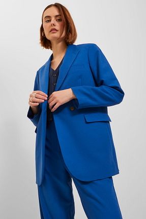 کت آبی زنانه رگولار Jack & Jones - کد 818102042