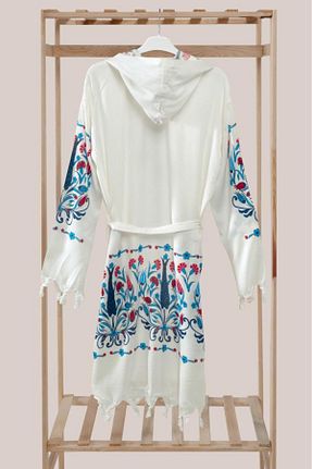 لباس ساحلی فیروزه ای زنانه چاپی Mulberry - کد 819615610