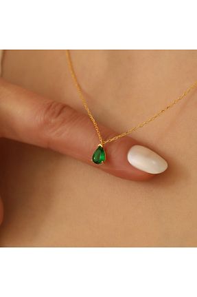 گردنبند نقره زرد زنانه 925 عیار EskiJewelry - کد 819606685