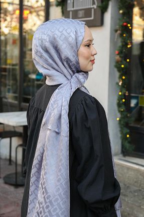 شال زنانه پلی استر Hint İpek - کد 819699186