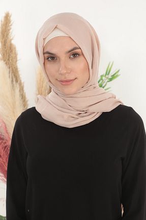 شال صورتی زنانه پنبه ای besmoda - کد 819874740