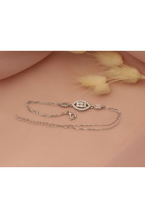 دستبند نقره زنانه 925 عیار sorti takı aksesuar - کد 820152672