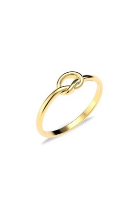 انگشتر نقره طلائی زنانه کد 202367341