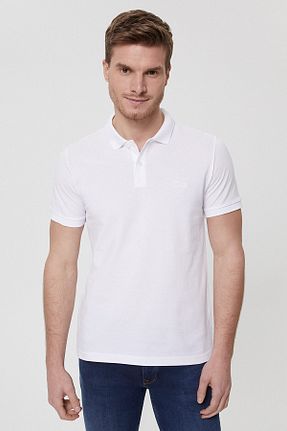 پولوشرت سفید مردانه %100 پنبه Lee Cooper - کد 93267430