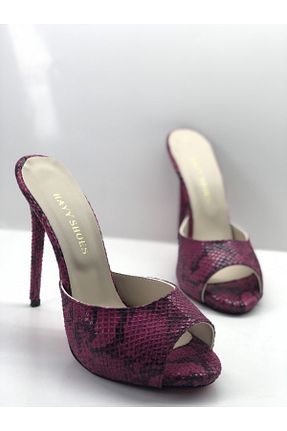 دمپائی صورتی زنانه چرم مصنوعی HAYYSHOES - کد 112548341