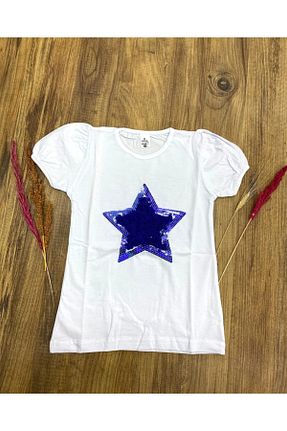 تیشرت سفید بچه گانه رگولار Genel Markalar - کد 112589574
