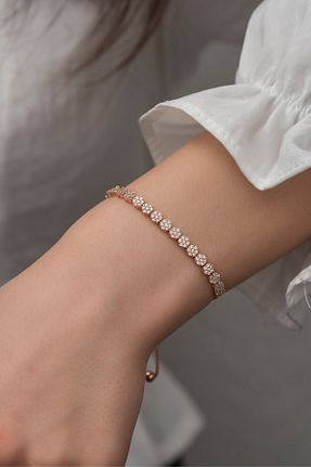 دستبند نقره صورتی زنانه 925 عیار CHIC TOUCH - کد 56822691