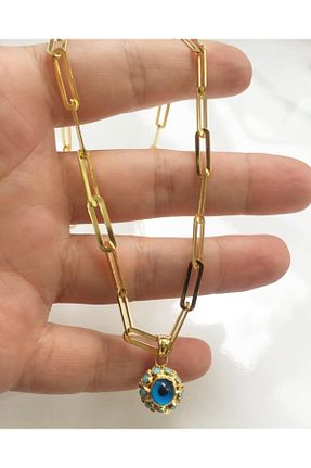گردنبند نقره زرد زنانه 925 عیار simurg jewellery - کد 112981885