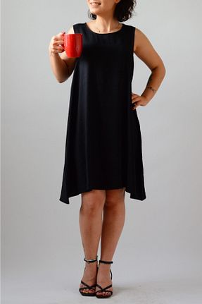 لباس مشکی زنانه کتان BEEZY BOUTIQUE - کد 113065637