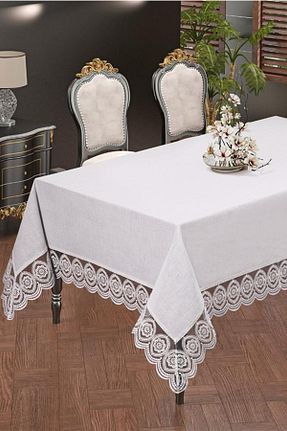 رومیزی بژ کتان TAVOLO UNIQUE - کد 819507703