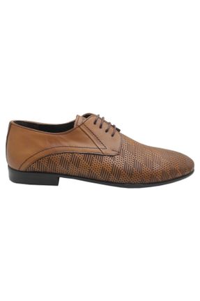کفش کلاسیک طوسی مردانه چرم طبیعی پاشنه کوتاه ( 4 - 1 cm ) پاشنه ضخیم کد 819479653