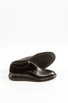 کفش کلاسیک مشکی مردانه چرم لاکی پاشنه کوتاه ( 4 - 1 cm ) پاشنه ساده کد 819534982