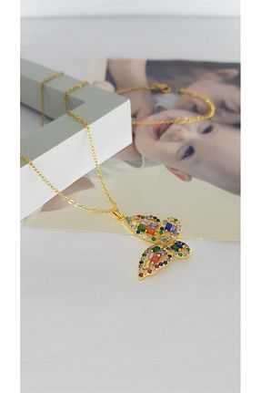 گردنبند استیل ( فولاد ) طلائی زنانه استیل (فولاد) SONES - کد 770871564