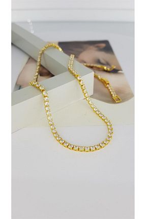 گردنبند استیل ( فولاد ) طلائی زنانه استیل (فولاد) SONES - کد 770871498