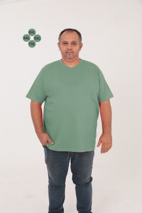 تی شرت سبز زنانه سایز بزرگ کد 765007834