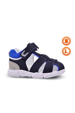 صندل سرمه ای بچه گانه پاشنه تخت kids A more - کد 819625742