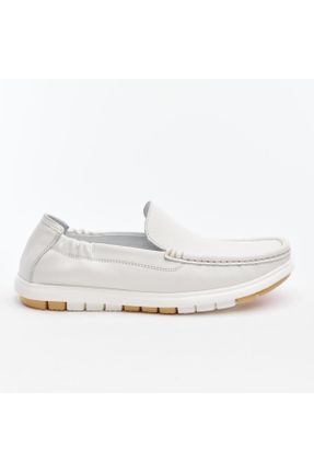کفش کژوال سفید مردانه پاشنه کوتاه ( 4 - 1 cm ) پاشنه ساده کد 820015043