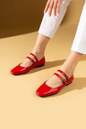 کفش پاشنه بلند کلاسیک قرمز زنانه پاشنه کوتاه ( 4 - 1 cm ) پاشنه ضخیم کد 819652803