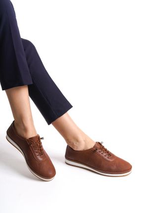 کفش کلاسیک قهوه ای زنانه پاشنه کوتاه ( 4 - 1 cm ) کد 820216868