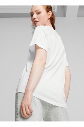 تیشرت سفید زنانه رگولار Puma - کد 756562667