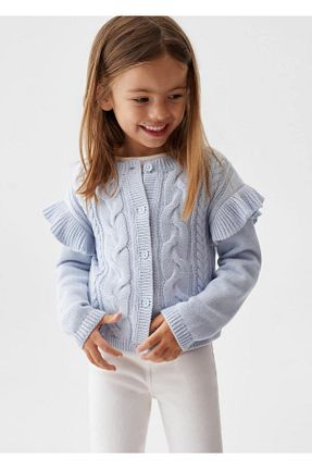 پلیور آبی بچه گانه ساده MANGO Baby - کد 787875872