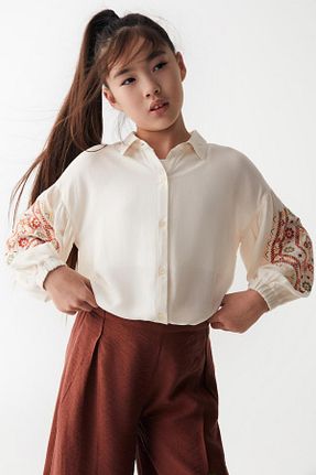 پیراهن بژ بچه گانه تنگ Nk Kids - کد 809828768