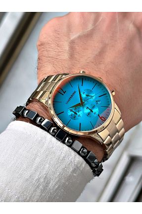 ساعت مچی طلائی مردانه 46-50 میلی متر Chaperone - کد 820042569