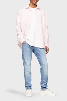 شلوار جین متالیک مردانه پاچه ساده Tommy Jeans - کد 820175070