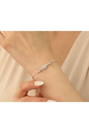 دستبند نقره زنانه 925 عیار sorti takı aksesuar - کد 820152672