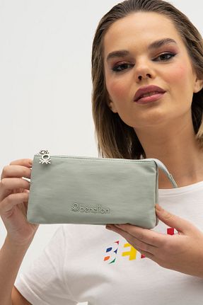 کیف پول سبز زنانه United Colors of Benetton - کد 820092660