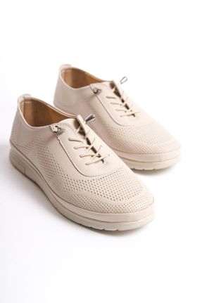 کفش کلاسیک بژ زنانه پاشنه کوتاه ( 4 - 1 cm ) کد 820297631