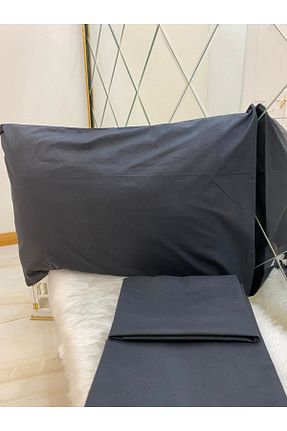 ست ملحفه دونفره مشکی پنبه ای Özcan Ev Tekstil - کد 346189263
