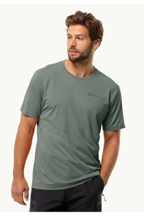 تی شرت سبز مردانه پلی استر رگولار قابلیت خشک شدن سریع کد 820315874