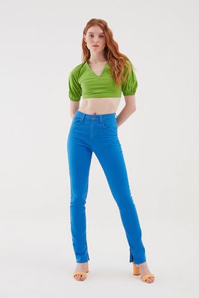 بلوز سبز زنانه ساده Quzu - کد 227349105