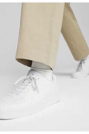 کفش اسنیکر سفید زنانه بند دار Puma - کد 768846301
